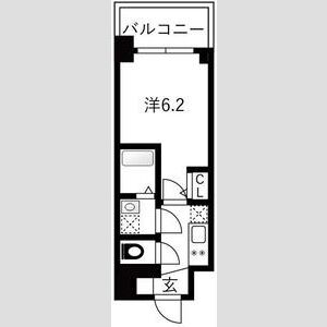 エスリードレジデンス ザ・グラン大阪福島クラスの間取り図