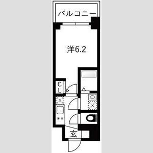 エスリードレジデンス ザ・グラン大阪福島クラスの間取り図