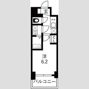エスリードレジデンス ザ・グラン大阪福島クラスの間取り図