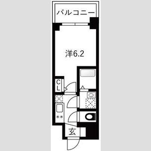 エスリードレジデンス ザ・グラン大阪福島クラスの間取り図