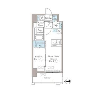 エスリードレジデンス ザ・グラン大阪ノアの間取り図