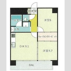 ES-Grande Umedakitaの間取り図