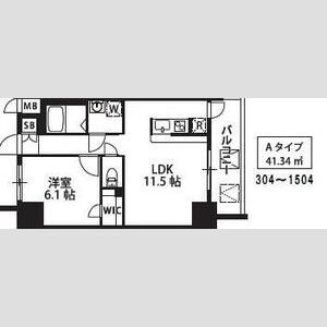 S-RESIDENCE新大阪駅前の間取り図