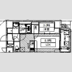 エスリードレジデンスグラン神戸三宮シティの間取り図