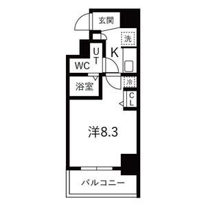 MSR梅田EASTの間取り図