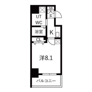 MSR梅田EASTの間取り図