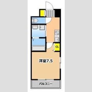 プライムライフ三宮磯上公園の間取り図