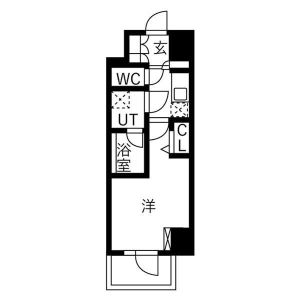 アーバス天満橋の間取り図