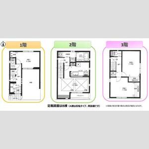 天神橋七丁目戸建B棟の間取り図