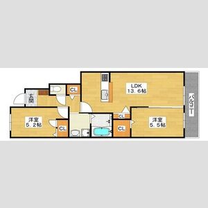ハイムメゾン浜寺元町の間取り図