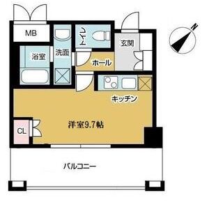 パークナードフィット吹田健都の間取り図