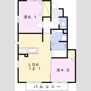 カーサフィオーレの間取り図