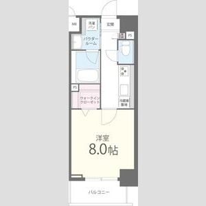 ウエスト ヒルズ 大倉山の間取り図