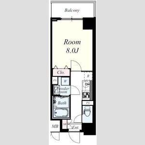 ボンニー元町の間取り図
