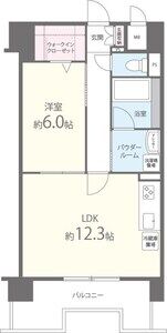 エル・イソベ三宮の間取り図