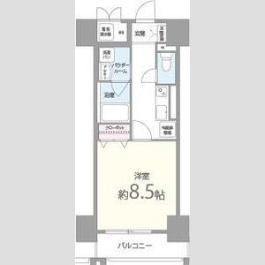 リラシオ西明石駅前の間取り図