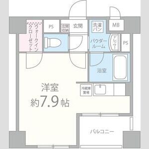 カノン甲南山手の間取り図