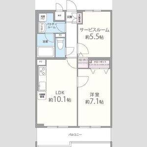 エスポアール西大路の間取り図