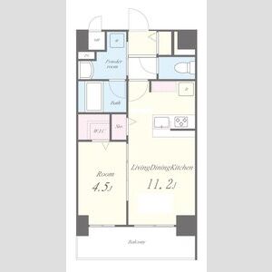 ラウレア西院の間取り図