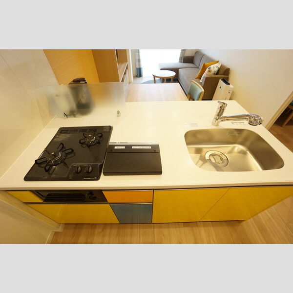 キッチン (2口ガスコンロ付きキッチン)