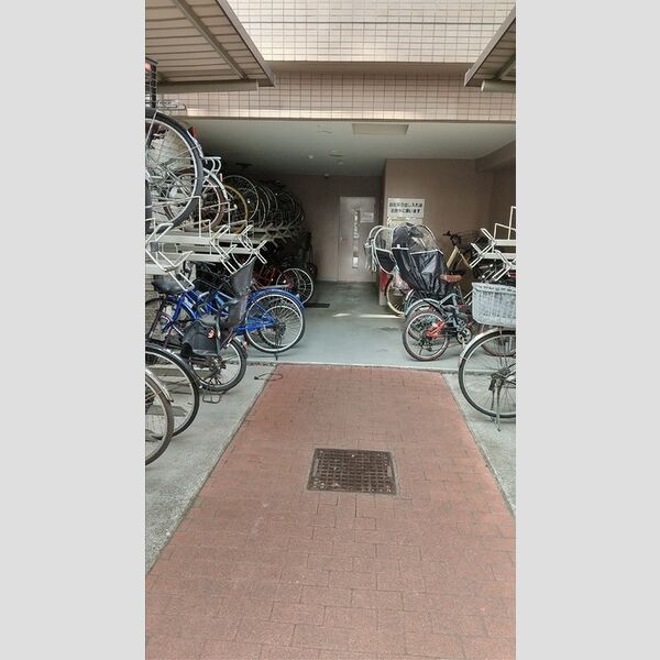 現地周辺 (駐輪場)