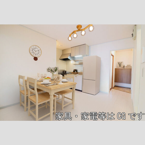 居室・リビング (DK(※家具・家電等はCGです))