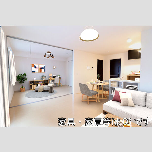 居室・リビング (LDK(※家具・家電等はCGです))