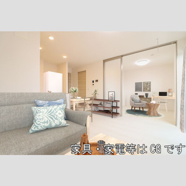 居室・リビング (LDK(※家具・家電等はCGです))