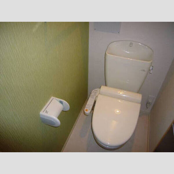 トイレ (トイレもアクセントクロス採用!)