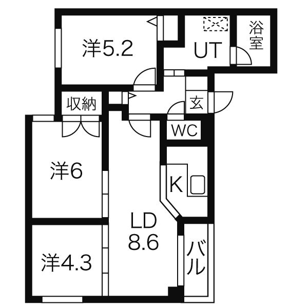 テラス山鼻20 画像18