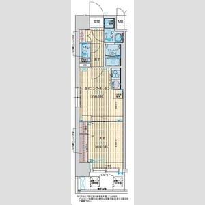 レシオス神戸クラルスの間取り図
