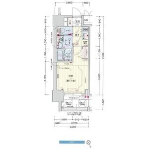 プレサンス難波フィールドの間取り図