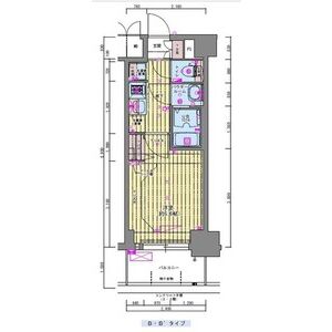プレサンス福島ミッドエルの間取り図