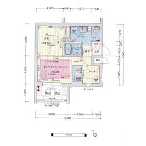 プレサンス THE 神戸の間取り図