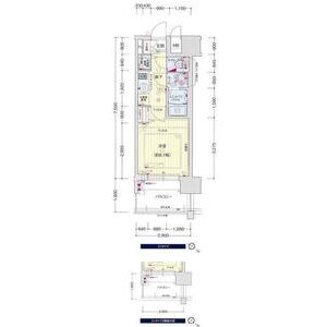 プレサンスKOBEアモーレの間取り図