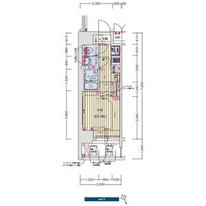 プレサンス神戸キュリオの間取り図
