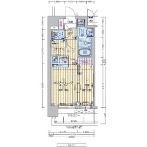 プレサンスTHE KYOTO 粋都の間取り図