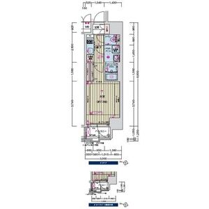 プレサンス新大阪ザ・デイズの間取り図
