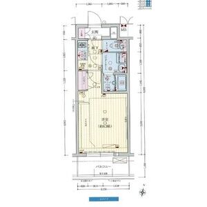 プレサンス梅田の間取り図