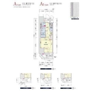 プレサンス心斎橋クオーレの間取り図