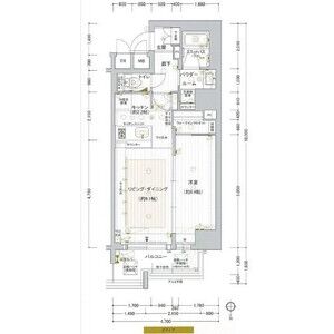 プレサンスNEO心斎橋の間取り図