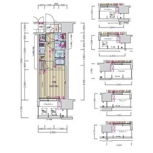 プレサンス京町堀ノースの間取り図