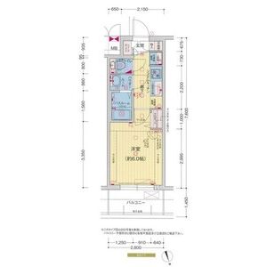プレサンスドームシティの間取り図