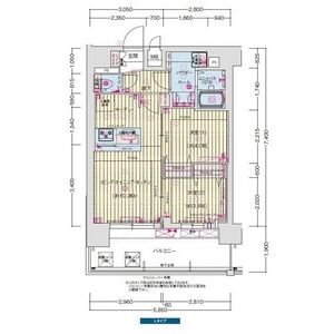 プレサンス神戸長田マリエントの間取り図