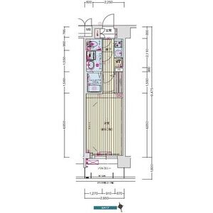 ララプレイス大阪城公園ノルドの間取り図