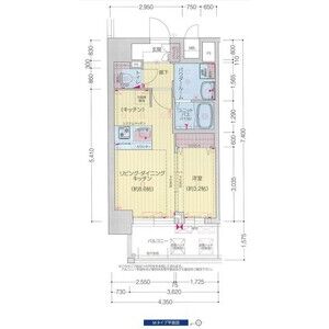 プレサンス四天王寺前夕陽ヶ丘 凛宮の間取り図