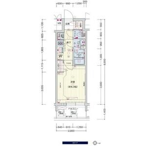 プレサンス上町台筆ヶ崎 NORTHの間取り図