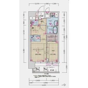 プレサンス庄内ブレイシスの間取り図