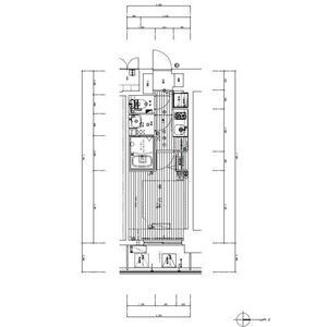 プレサンス難波ヴィータの間取り図