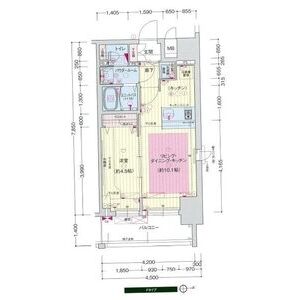 プレサンス立売堀アーバンスタイルの間取り図